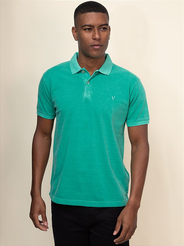 Polo Stoned Ville de France Verde