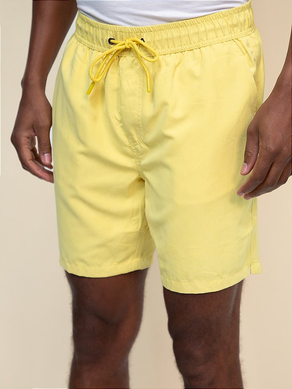 Shorts Básico c/ Forro Ville de France Amarelo
