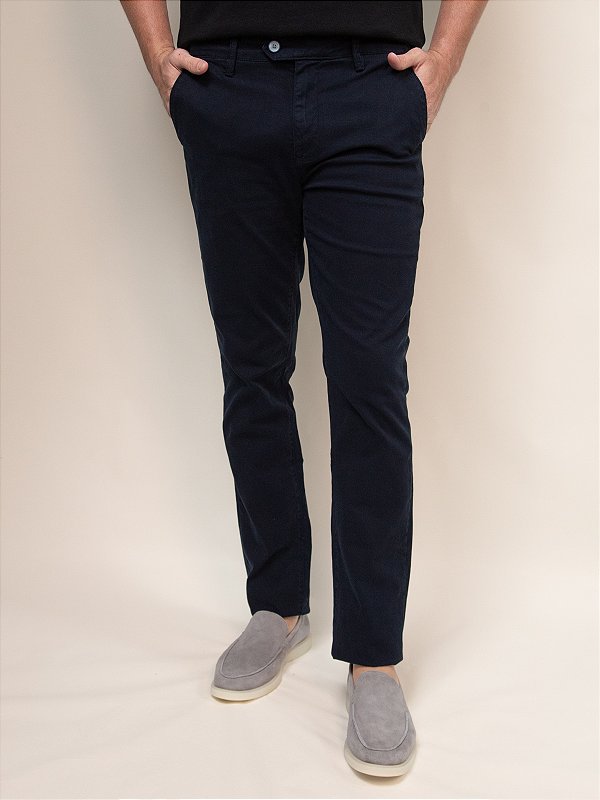 Calça Sevilha Chino Royal Ville de France Marinho