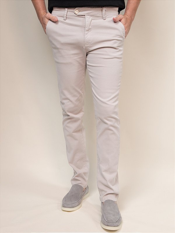 Calça Sevilha Chino Royal Ville de France Areia