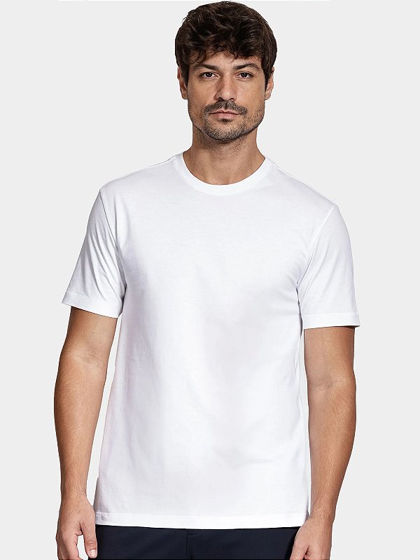 Camiseta Básica Aramis Logo Surton Branco