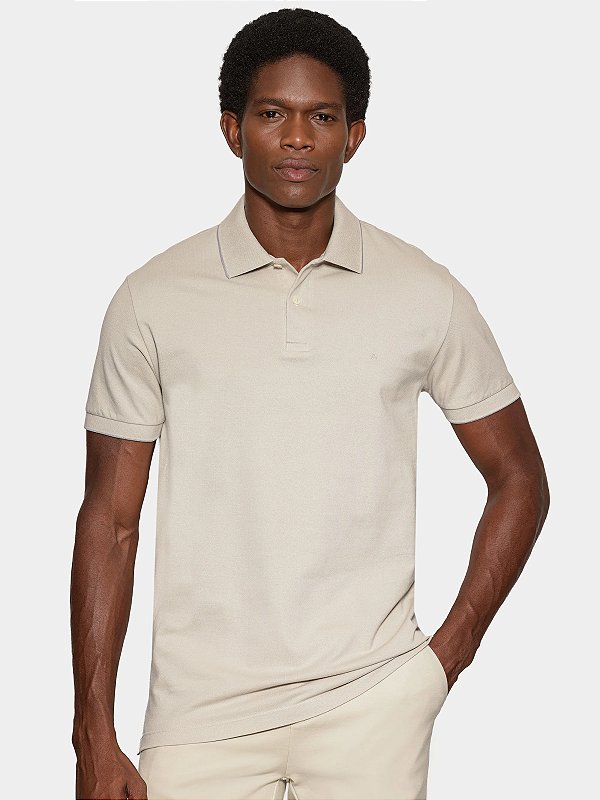 Polo Piquet Classic Friso Aramis Off-White