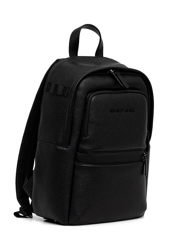 Mochila com logo Armani Exchange Preto