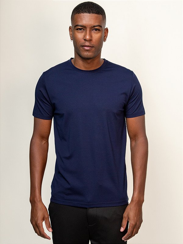 Camiseta Básica Ville de France Marinho