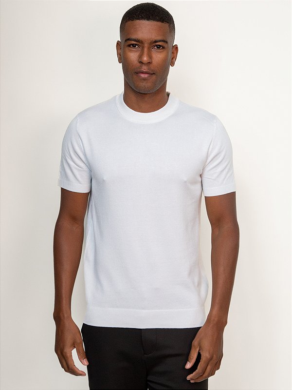 Camiseta Tricot Viscose Ville de France Soft Branco