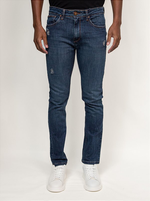 Calça Jeans Ville de France Slim Authentic Lavado 02