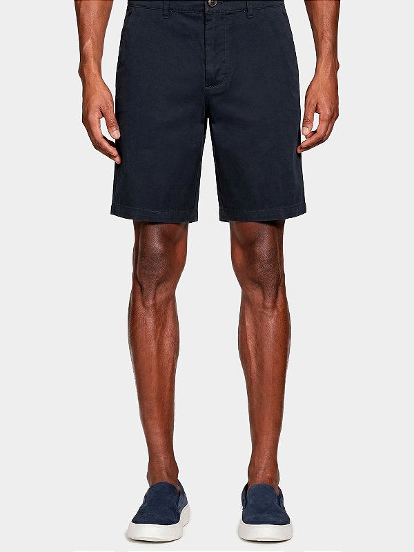 Bermuda Aramis Chino Classica Sarja Marinho