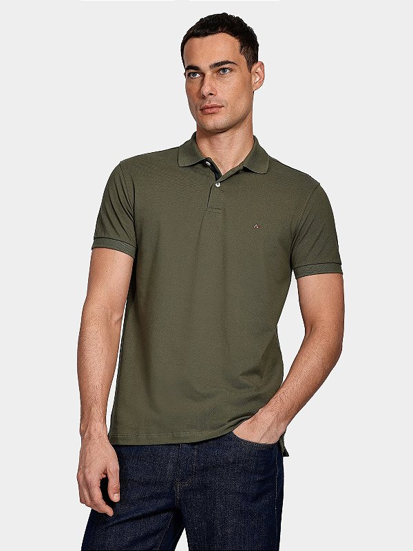 Polo Piquet Detalhe Interno Aramis Militar