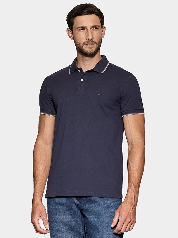 Polo Aramis Piquet 4 Frisos Navy
