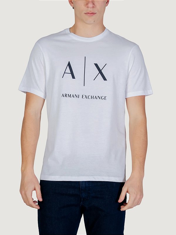 Camiseta Armani Exchange Logo A|X Branco