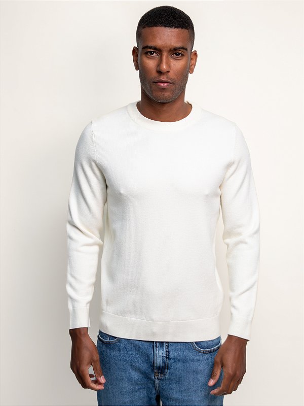 Tricot Manga Longa Ville de France Creme