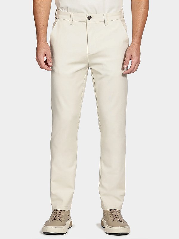 Calça Aramis New Slim Twill Classic Areia