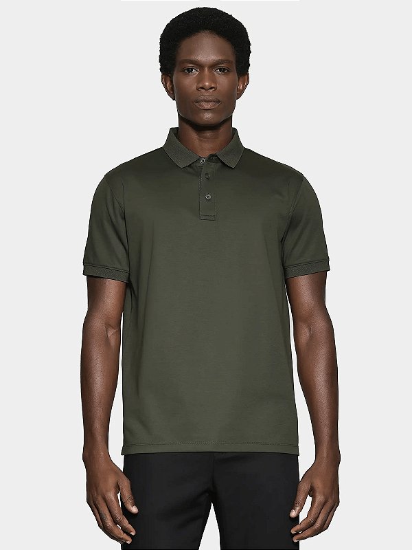Polo Algodão Australiano Mercerizada A-70 Interlock Aramis Cedro