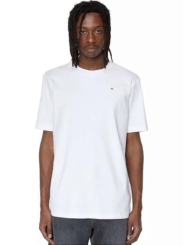 Camiseta Diesel Masculina T-Just-Microdiv Branco