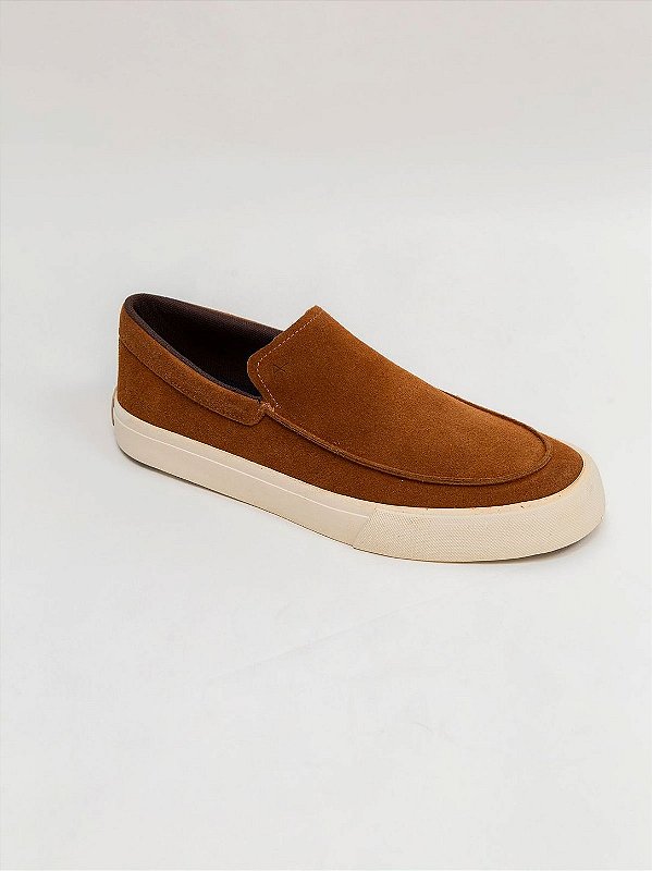 Tênis Aramis Easy Drive Slip-On Camurça Whisky