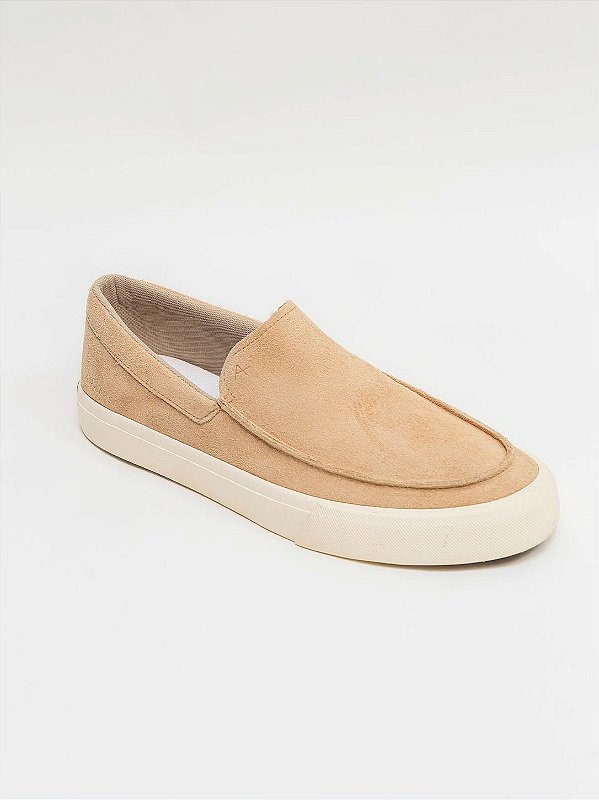 Tênis Aramis Easy Drive Slip-On Camurça Off White