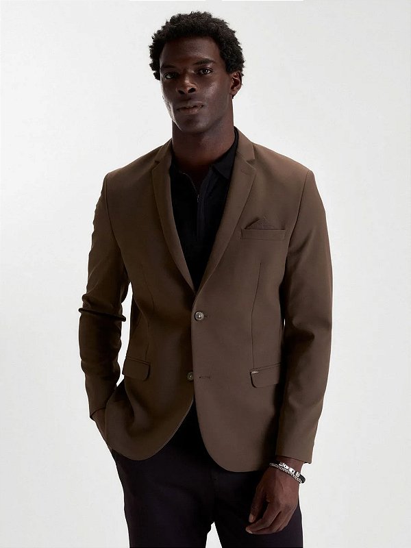Blazer Docthos Slim Polimiada Pocket Tech Marrom