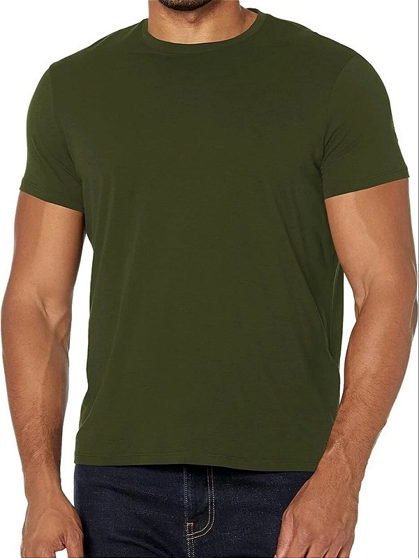 Camiseta Básica Pima Armani Exchange Green
