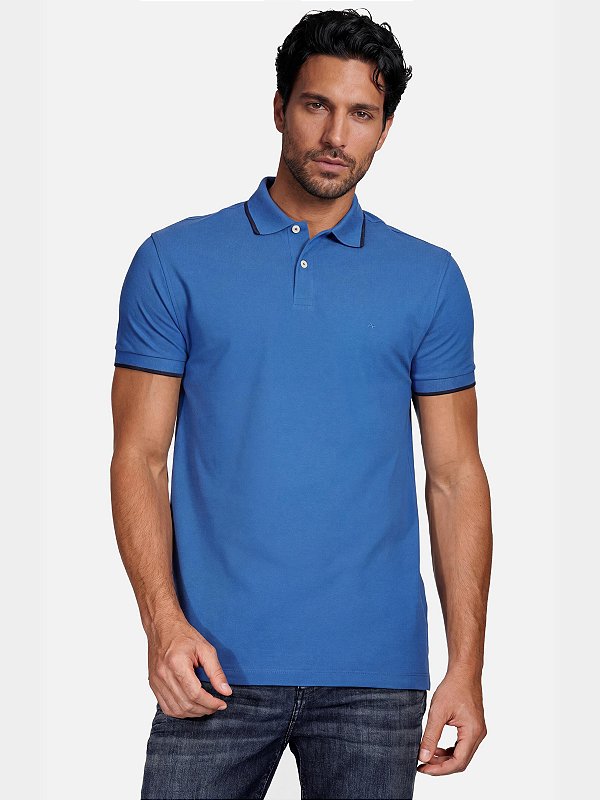 Polo Piquet Classic 1 Friso Aramis Azul Royal