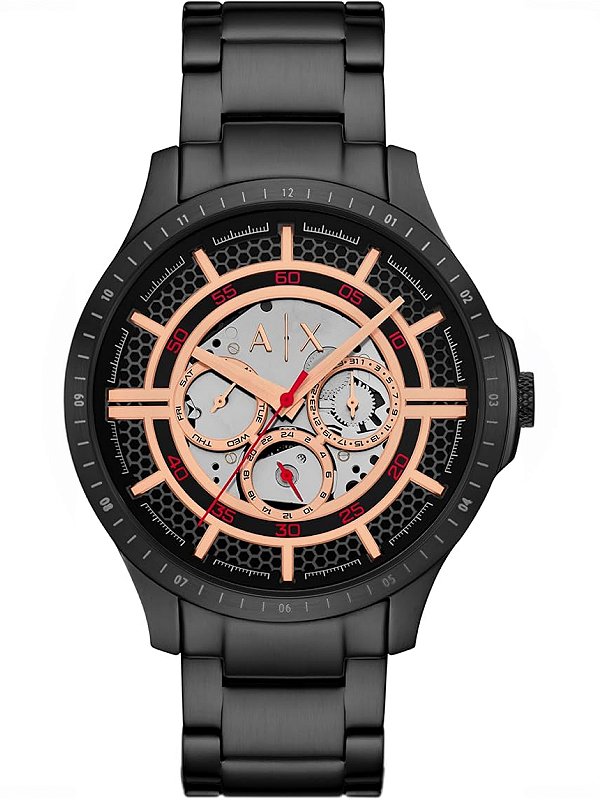 Relógio Armani Exchange Hampton Watch Preto