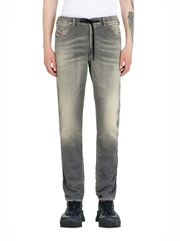 Calça Jeans Diesel Slim Waist 2062 D-Strukt Joggjeans® Cinza