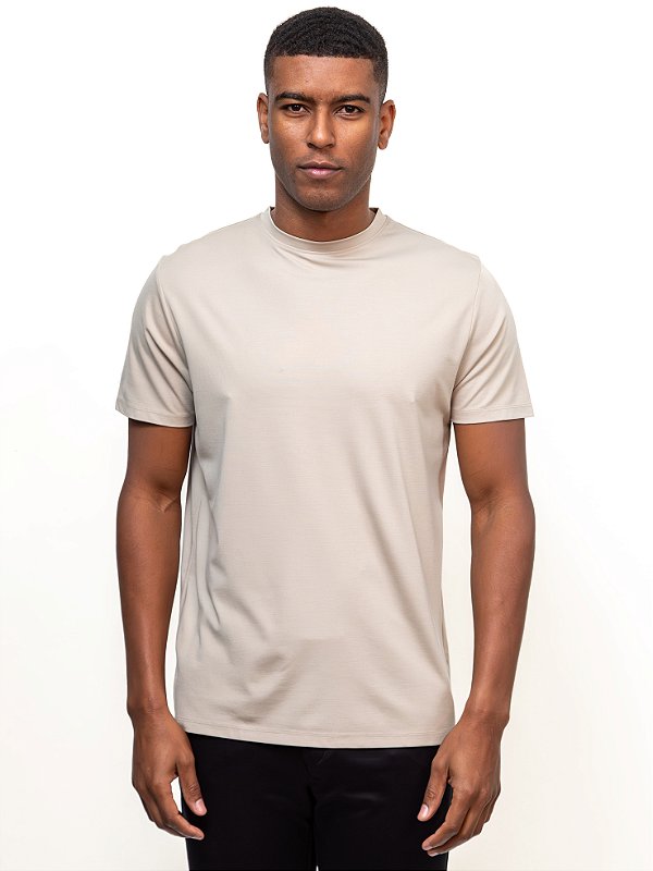 Camiseta Básica Slim Ville de France Fendi
