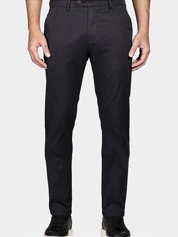 Calça Sarja Aramis Slim Alfaiataria Preto