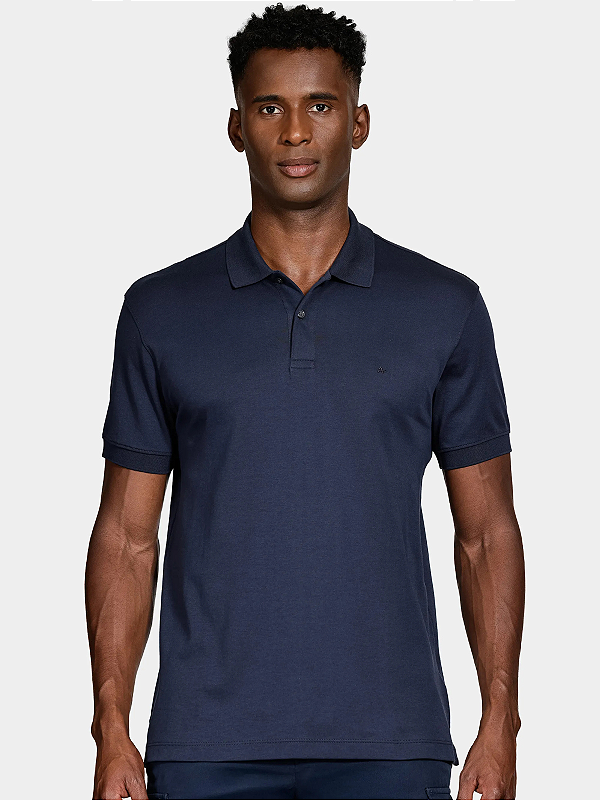 Polo Interlock Pima Aramis Navy