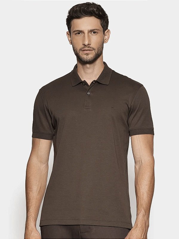 Polo Aramis interlock Pima Café