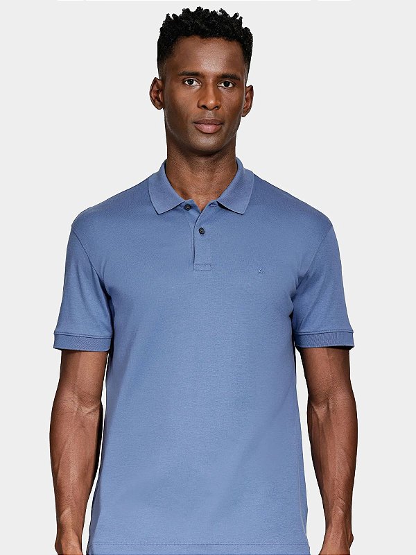 Polo Aramis interlock Pima Atlântico