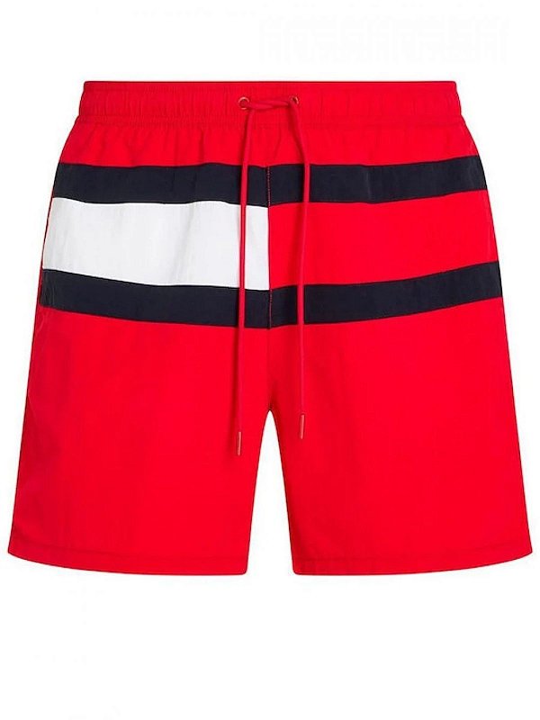 Shorts Tommy Hilfiger Drawstring Medium Red