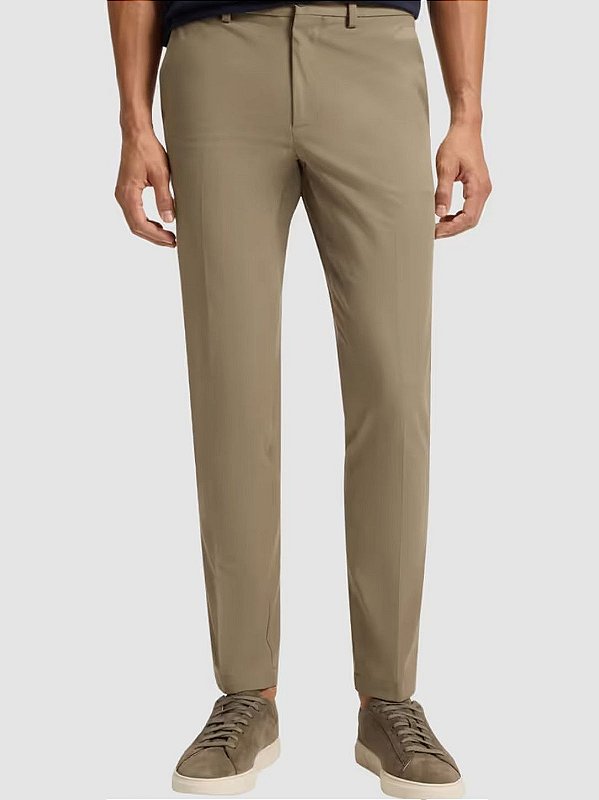 Calça Chino Boss P-Kaiton Performance Open Brown