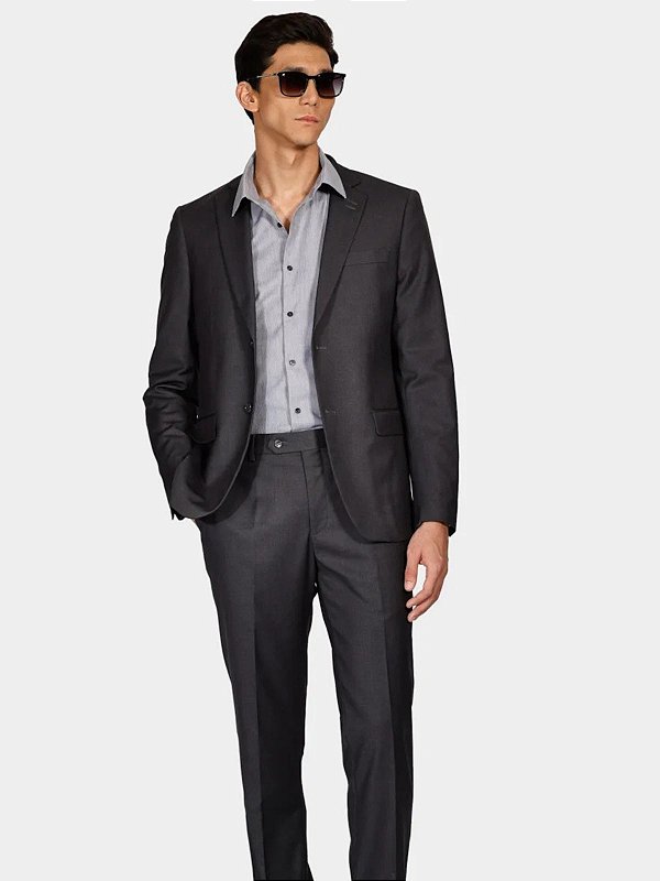 Costume Aramis Poliviscose Super Slim Chumbo