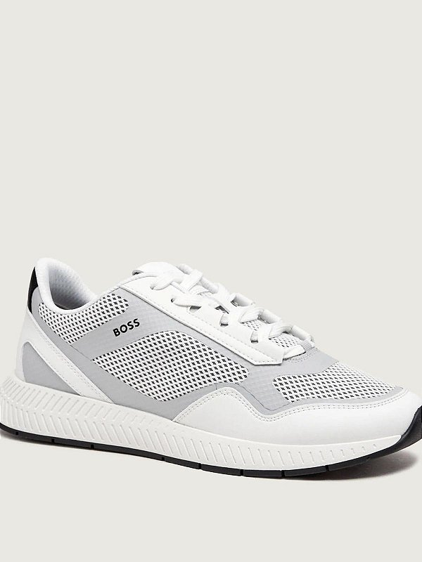 Tênis BOSS Titanium Runn Refthp Open White