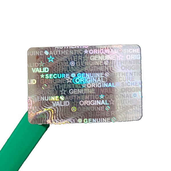 Selo Holográfico Void 30x20mm Cor Prata