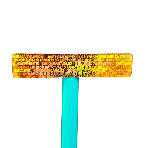 Selo Holográfico Void 50x10mm Tarja Cor Dourado