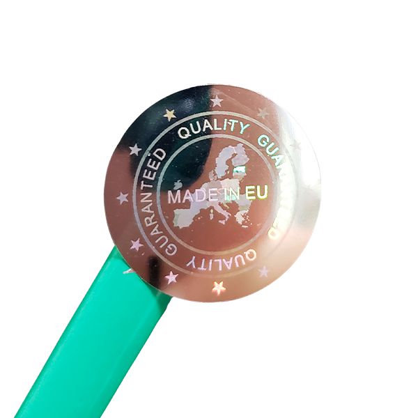 Selo Holográfico Void 20mm Made in EU Cor Prata
