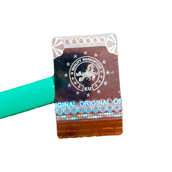 Selo Holográfico Void 18x28mm Made in EU Cor Prata