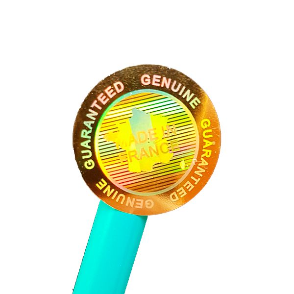 Selo Holográfico Void 20mm Made in FRANCE Cor Dourado