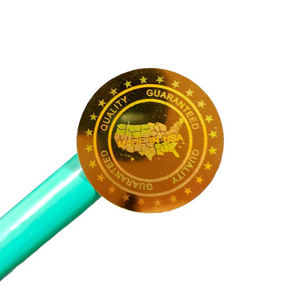 Selo Holográfico Void 20mm Made in USA Cor Dourado