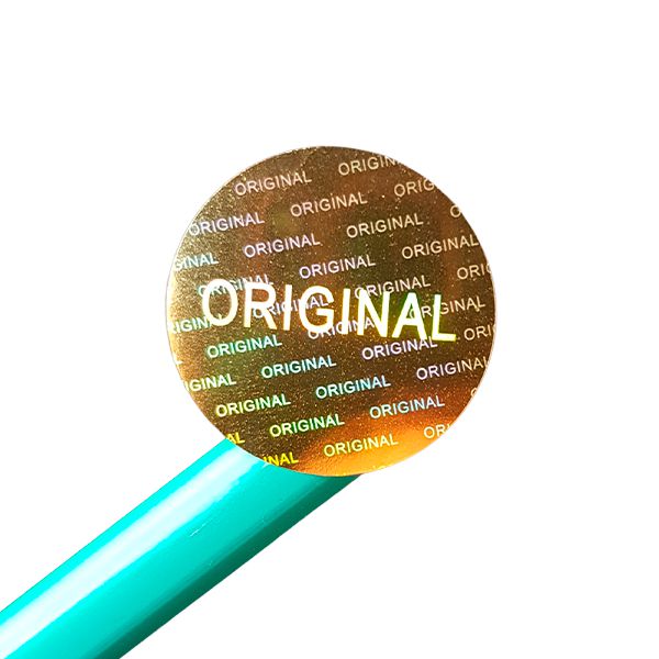 Selo Holográfico Void 20mm Original Cor Dourado