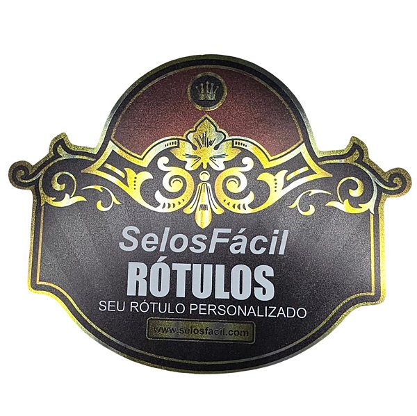 Rótulo Personalizado em Bopp Metalizado