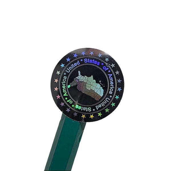 Selo Holográfico Void 20mm United States Of America Prata