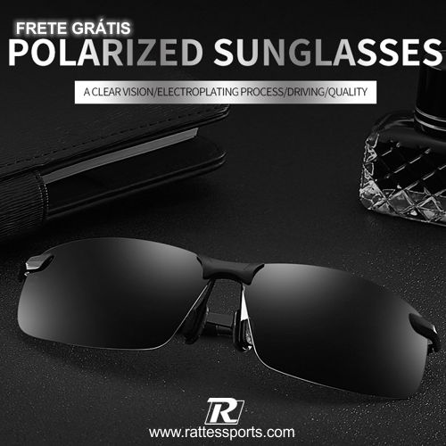 Óculos de Sol Esportivo Lentes TAC Polarizada UV+