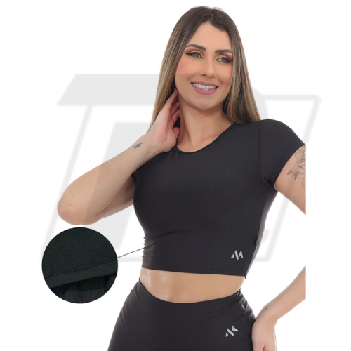 Cropped Felpado Fitness Zero transparência