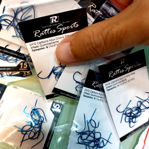 Anzol DYG Aço Carbono Azul Cromo