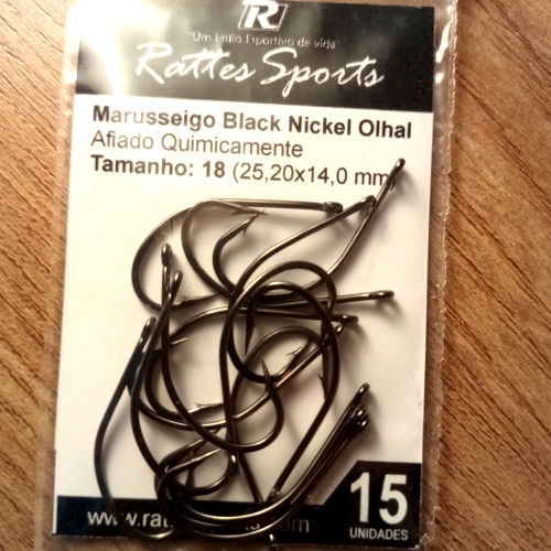 Anzol Maruseigo Black Nickel Olhal