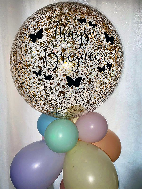 Balão Bubble Transparente - 18 polegadas Cheio