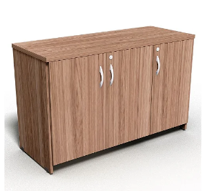 Armário Baixo 2 Portas para Escritório Sala De Reunião 0,90 X 0,75 M 18MM
