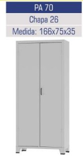 Armário em Aço com 02 Portas